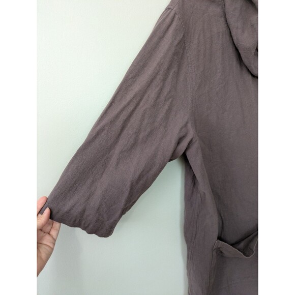 Soft Surroundings Tunic Top Gypsy Gauze Cowl Neck Lagenlook Dusty Purple 1X - Picture 3 of 10